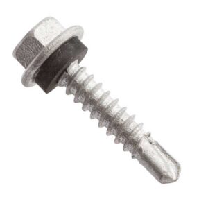 Screw, Metal Tek 12G x 20mm Hex Head with Seal CL4 [500] BUI631030708C4