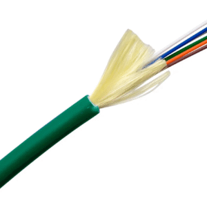 12F Indoor/Outdoor Riser Cable OM3 Green