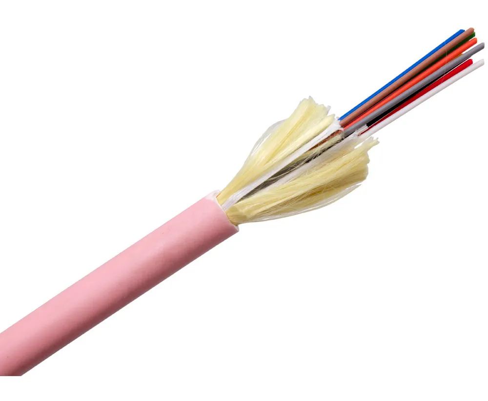 12F INDOOR/OUTDOOR RISER CABLE OM4 PINK