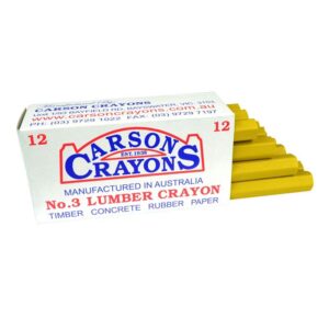 Crayon Yellow (12) Per Pack CAR3YEL