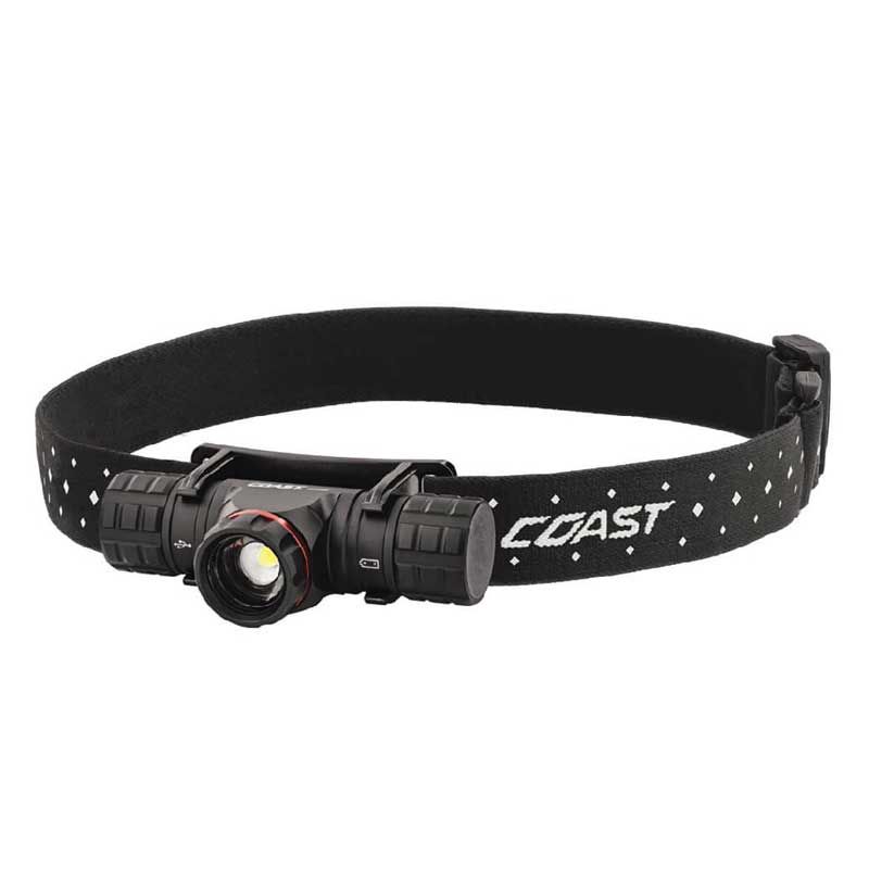 Headlamp - LED Dual Power Rechargeable Battery 410 Lumens COAXPH25R