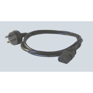 Databitz Power Cable 3pin-IEC M-F, 2m DC-CAP402