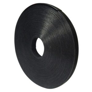 Hook and Loop Cable Tie Double Sided 12mm x 22.8m Roll DC-CTHL12BK22