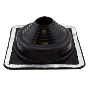 Flashing #4, 75-175mm Pipe 280 x 280mm Base, Black Premium DEKDFE104B