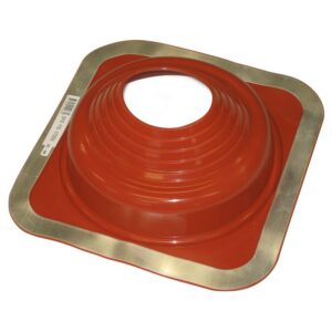 Flashing #4, 75-175mm Pipe 280 x 280mm Base, Red Premium DEKDFE204RE