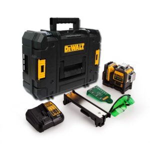 DEWALT 1080 10.8V Green Beam 3X360 Degree Line Laser Kit DEWDCE089D1G-XE