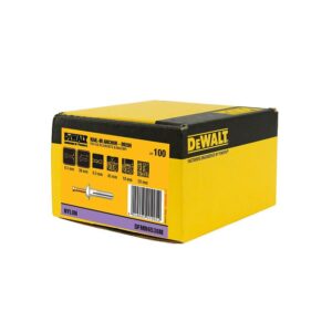 DEWALT Nylon Nail-In Anchor Mushroom Head 6.5x38mm (Pack of 100) DEWDFMN6538M