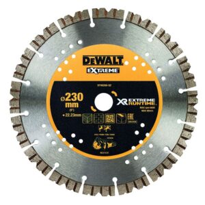 DEWALT XR EXTREME RUNTIME Diamond Cutting Wheel 230mm x 22.23mm DEWDT40260-QZ