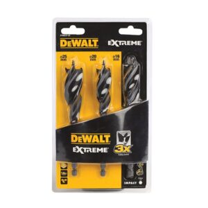 DEWALT EXTREME Tri Flute Drill Bit 3 Piece Set 152mm DEWDT90237-QZ
