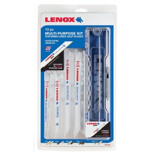 LENOX 13 Piece General Purpose Reciprocating Saw Blades Kit LEN1878161