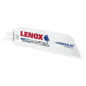 LENOX 6" 14TPI LAZER Reciprocating Saw Blade 5 Pack LEN20172-6114R