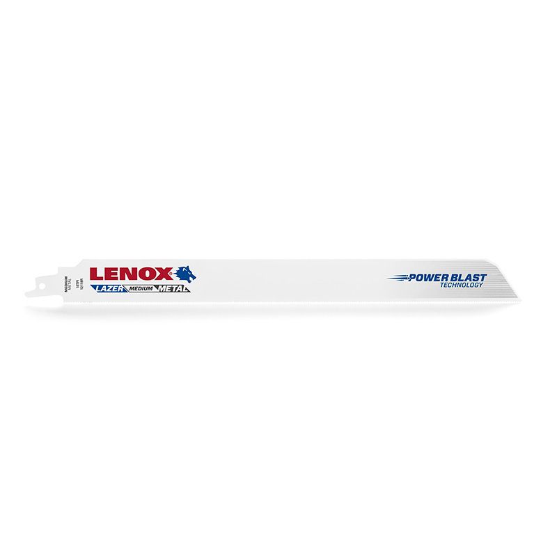 LENOX 12" 18TPI LAZER Reciprocating Saw Blades 5 Pack LEN2019012118R