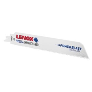 LENOX 9" 8TPI LAZER Reciprocating Saw Blade 5 Pack LEN201939108R