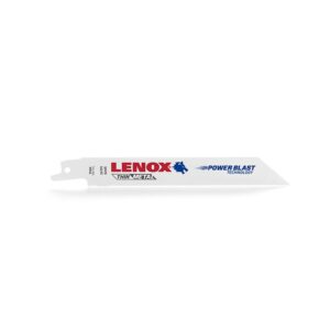 LENOX 6" 24TPI POWER BLAST Bi-Metal Reciprocating Saw Blades 5 Pack LEN20568624R
