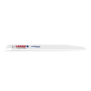 LENOX 12" 6TPI POWER BLAST Bi-Metal Reciprocating Saw Blades 5 Pack LEN20585156R
