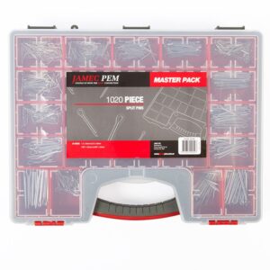 Jamec PEM Master Pack Split Pins 1020 Piece PEM102.578