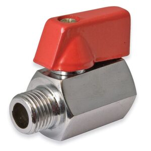 Jamec PEM Mini Ball Valve 1/4" BSP Male Female PEM66.0354