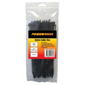 Powerforce Cable Tie Black 1169mm x 9mm Pack of 100 POWCT11689BK/100