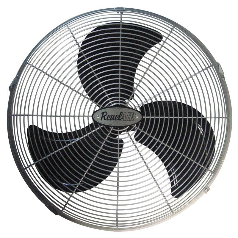 Wall Mount Fan 458mm 3 Speed Ocsillation Self-Lubricating 105W Motor REV203MG