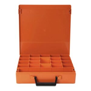 Rolacase with 6 Dividers Orange 370 x 370 x 85mm ROLRC001