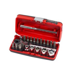 Sidchrome 23 Piece (Metric) 1/4" Drive Pico Socket & Tool Set SIDSCMT12141
