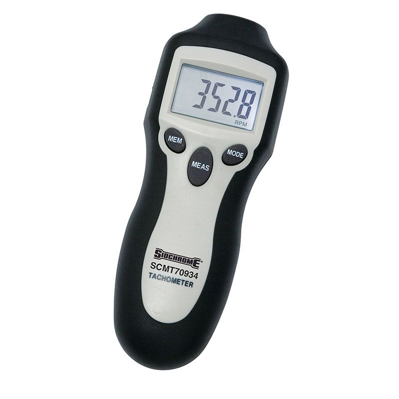 Sidchrome Digital Photo Tachometer SIDSCMT70934