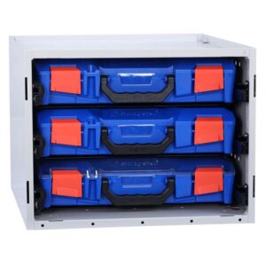 Storage Case Cabinet - Includes 3 Standard Cases ST33SCS3SA-BL