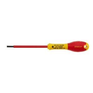 Stanley Fatmax Screwdriver VDE Slotted Tip 4X100 STA0-65-412