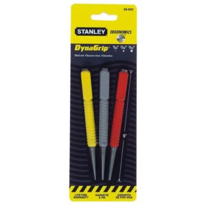 Stanley Nail Punch Cushion Grip Set 3 Piece STA58-930