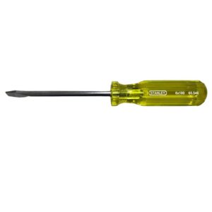 Stanley Acetate Handle Screwdriver Slotted 6 x 100mm STA65-546