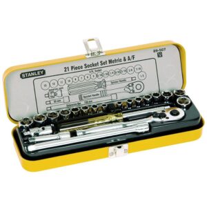 Stanley Socket Set 1/4" Drive Metric/AF 21 Piece STA89-507