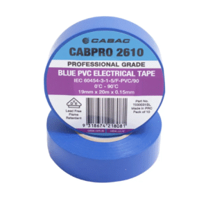CABPRO PVC TAPE 2610 - BLUE 19mm x 20m