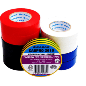 CABPRO PVC TAPE 2610 - RAINBOW 20m 10PAC