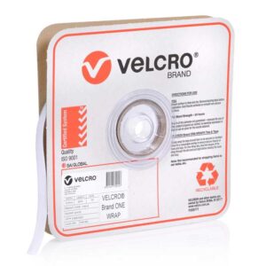 VELCRO? Brand ONE-WRAP? Continuous Roll White 12.5mm x 22.8m VEL170015