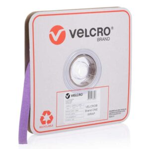 VELCRO? Brand ONE-WRAP? Continuous Roll Purple 19mm x 22.8m VEL173829