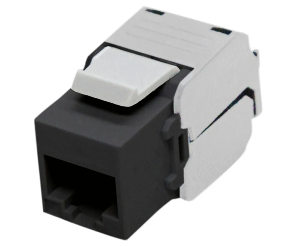 CABAC CAT6 Keystone Outlet Black Bag 10