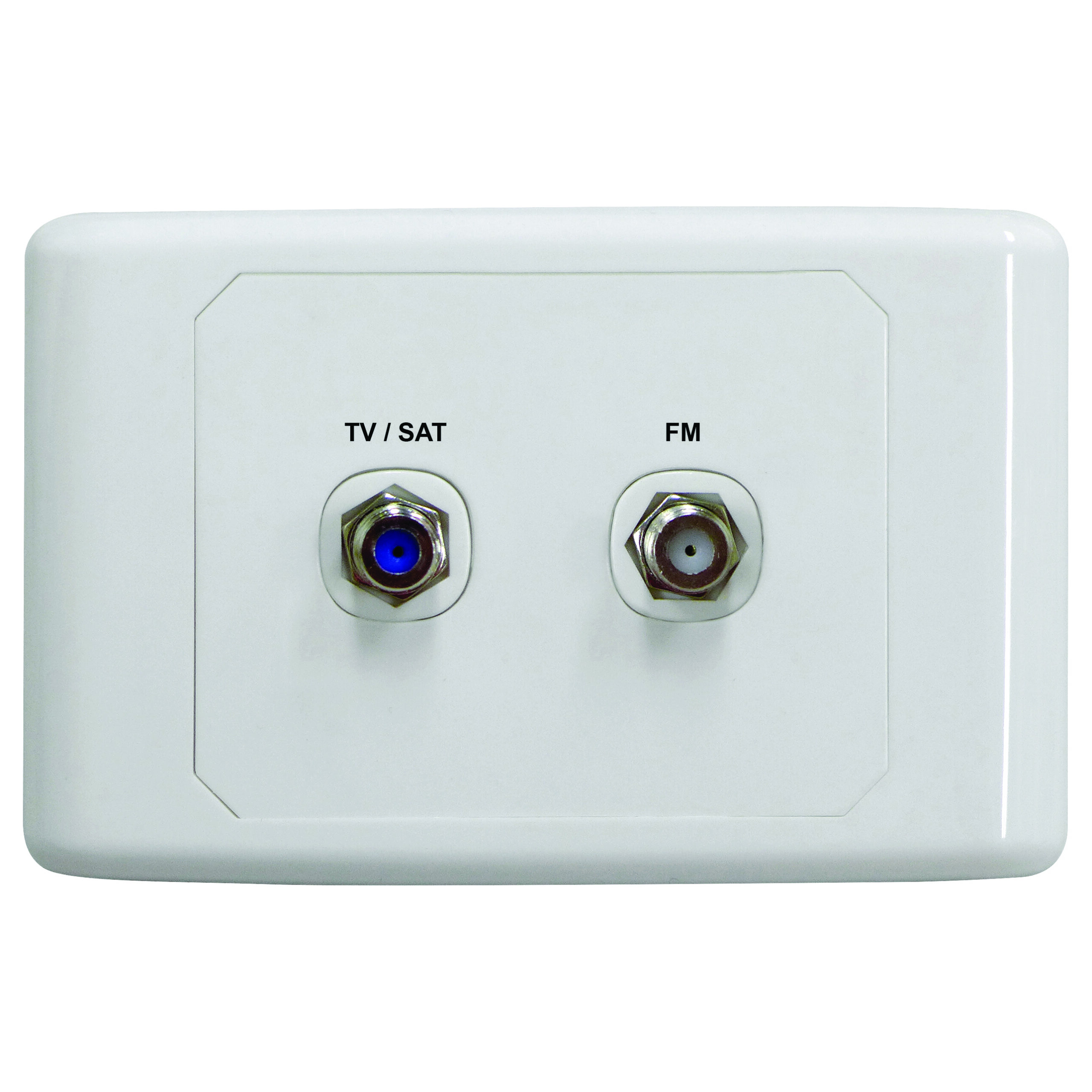 MATCHMASTER OUTLET PLATE SAT/TV PLUS FM POWER PA : 05MM-WP05