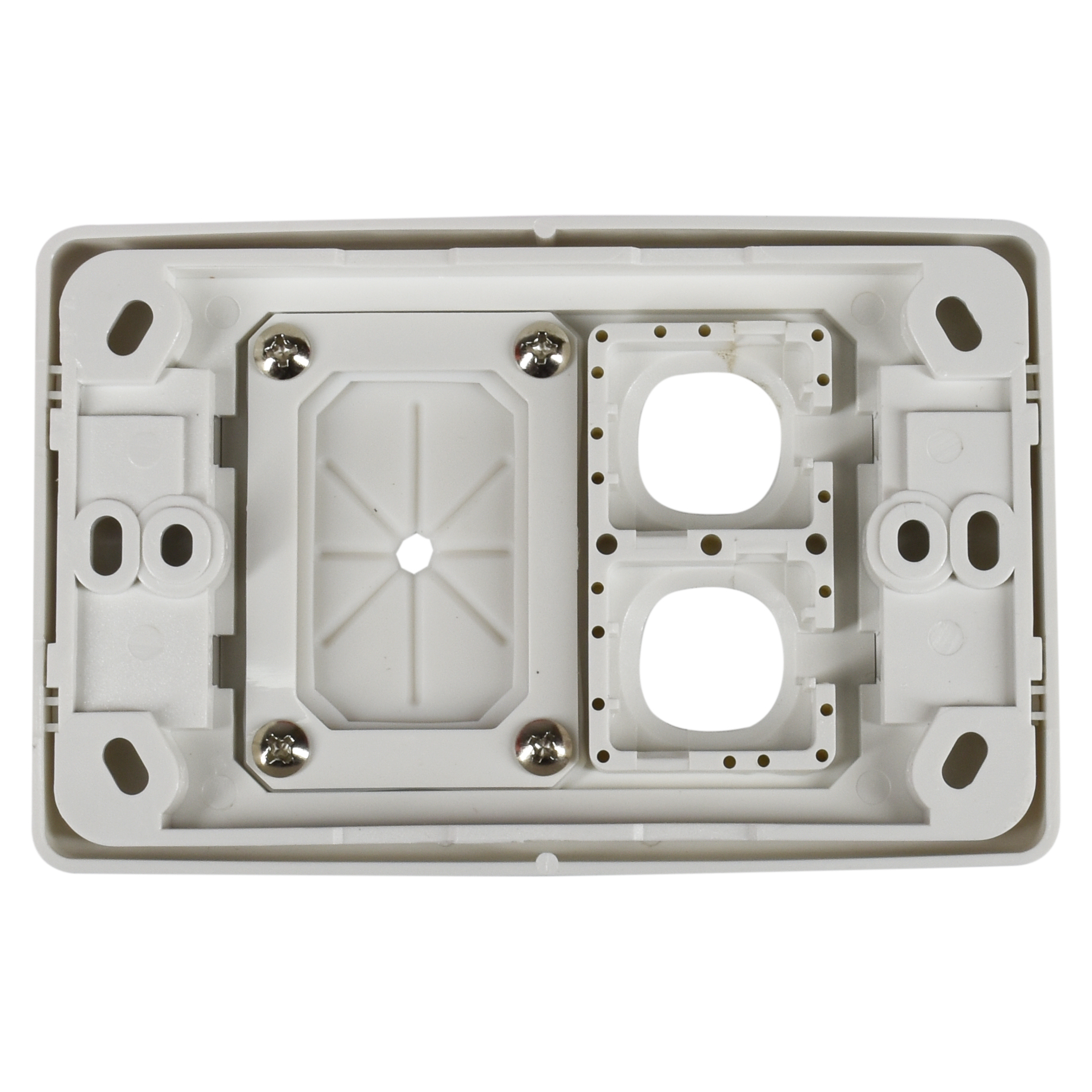 MATCHMASTER 2 WAY WALL PLATE + 2 BLANK INSERTS : 05MM-WP62