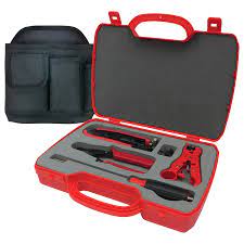 MATCHMASTER UNIVERSAL COMP TOOL KIT RG6/11 F-TYPE/BNC/IEC/RCA - SUITS FOXTEL : 08MM-COMPKIT3