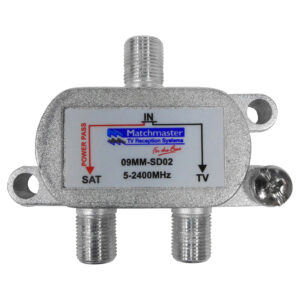 MATCHMASTER DIPLEXER SATELLITE 40-2300MHZ POWER PASS : 09MM-SD02