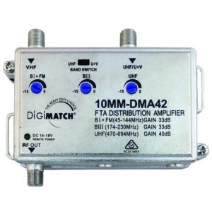 : MATCHMASTER DIST AMP 40DB U/V TERR.+ P/S : 10MM-DMA42