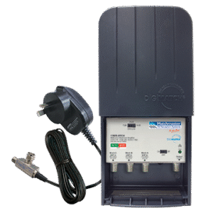 MATCHMASTER AMPLIFIER MASTHEAD MULTI BAND INPUT ABC 15-34 DB GAIN : 10MM-MB34P