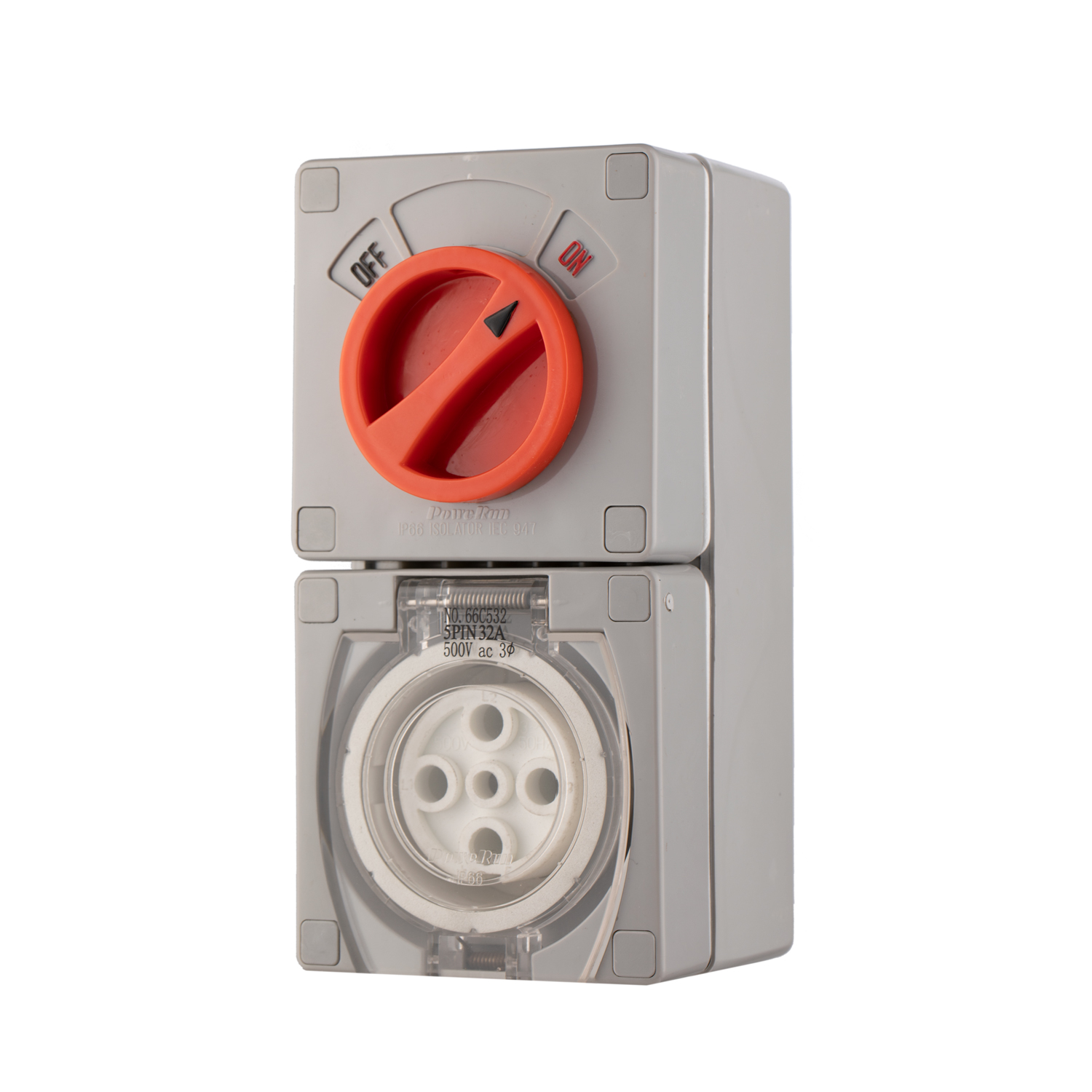 Transco Isolator 5 Pin Combination 32a ip66 66C532