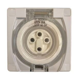 Transco Three Phase Outlet Socket 4 Pin 10a IP66 66SO410