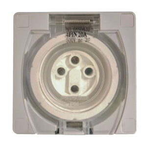 Transco Three Phase Outlet Socket 4 Pin 20a IP66 66SO420