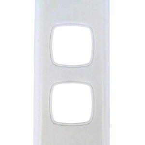 Transco Architrave Switch 2 Gang Body Cover AS2BC