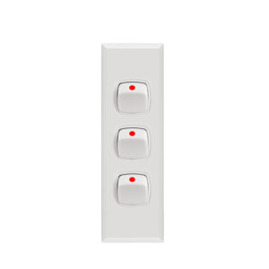 Transco Architrave Switch 3 Gang AS3