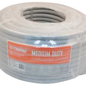 TRIPAC CORRUGATED CONDUIT GREY 16MM X 50M