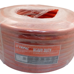 TRIPAC CORRUGATED CONDUIT ORANGE 25MM X 50M