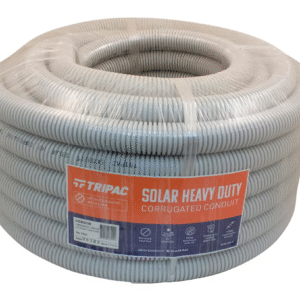 TRIPAC CORRUGATED CONDUIT SOLAR GREY 32MM X 25M